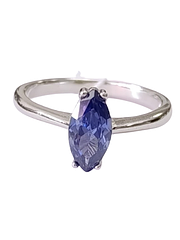 Срібна каблучка з танзанітом КТ1290-тз