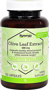 Екстракт листя оливи Vitacost Synergy Olive Leaf Extract 500 мг 120 капс.