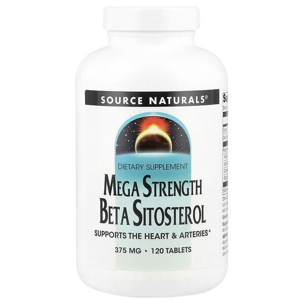 Source Naturals Beta Sitosterol, Бета ситостерол 375 мг, 120 таблеток, фото 1
