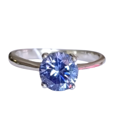 Срібна каблучка з танзанітом КТ4500/с-тз, фото 1