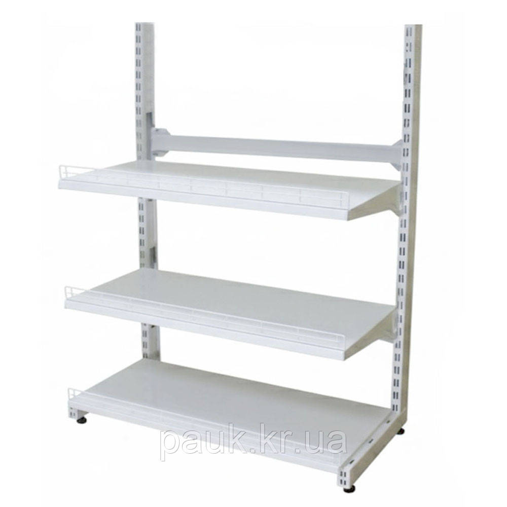 Овочевий стелаж для ящиків 1600х1200 мм ТИП 14, приставний стелаж для овочів та фруктів, торговий стелаж для овочів, стелаж Рістел, фото 1