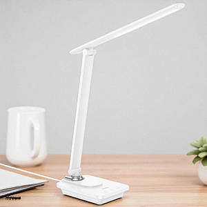 Складна настільна акумуляторна LED-лампа Hoco HX12 5W, сенсорне керування, 3 режими світла, білий