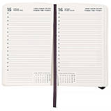 Щоденник датований 2026 Axent ф. А5 Partner Soft Skin, чорний, фото 4