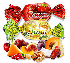 Цукерки "Асорті Преміум (Premium Assorti) з волоським горіхом у шоколаді" 12 видов, ТМ Amelia