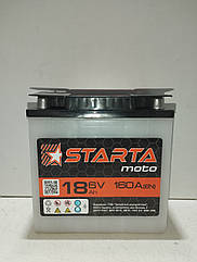 Starta Акумулятор Мото 6V18AH кругла клема