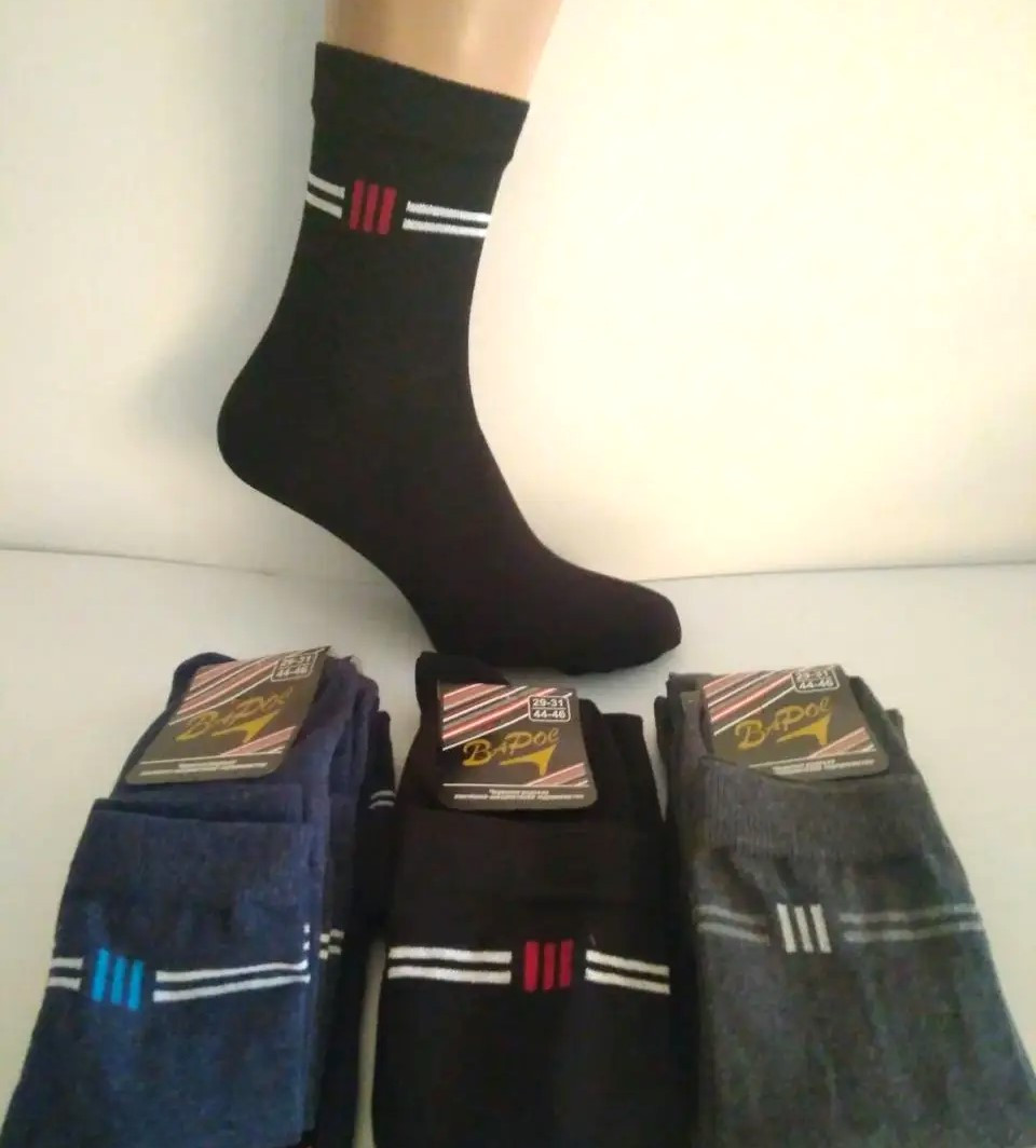Шкарпетки чоловічі спортивні 29-31 р. (12 пар!) (Демісезонні) Варос, фото 1
