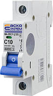Автоматичний вимикач УКРЕМ ВА-2017/С 1р 10А АСКО