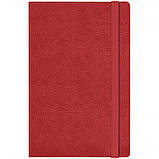 Щоденник датований 2026 Axent ф. А5 Partner Soft Skin, червоний, фото 4