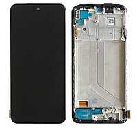 Дисплей Xiaomi Redmi Note 10 4G / Redmi Note 10S / Poco M5s чорний Екран з сенсором (модуль) Incell + рамка