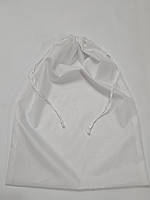 Мішок із плащової тканини 30*40 см. білий