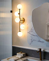 Світлодіодний настінний бра MINOTOS, золотого кольору