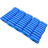 Набір №005 синіх овальних міні бафіків 180/240 грит (4,5 см; 50шт./уп.) для манікюру та педикюру, фото 7