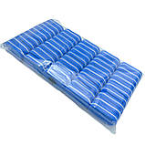 Набір №005 синіх овальних міні бафіків 180/240 грит (4,5 см; 50шт./уп.) для манікюру та педикюру, фото 8