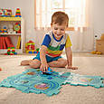 Дитячий килимок, Пазл-трек з машинками та дорогою Kruzzel 24851, фото 2