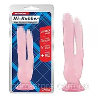 Подвійний рожевий фалоімітатор на присосці 8.0 Inch Dildo ST59828