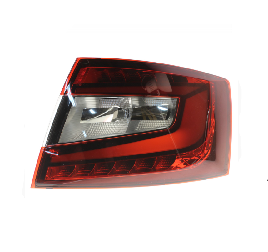 Ліхтар правий Skoda Octavia A7 17-ліфтбек (FPS) +Double LED, фото 1