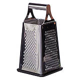 Універсальна терка для овочів і фруктів 13×13×24,5 (см) з нержавіючої сталі HP-8-14, фото 2