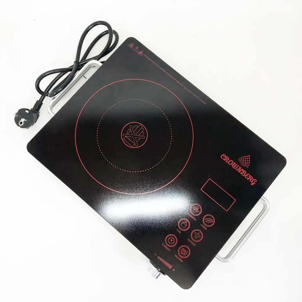 Інфрачервона плита CB-1324 2000 Вт одноконфоркова настільна електрична, фото 1