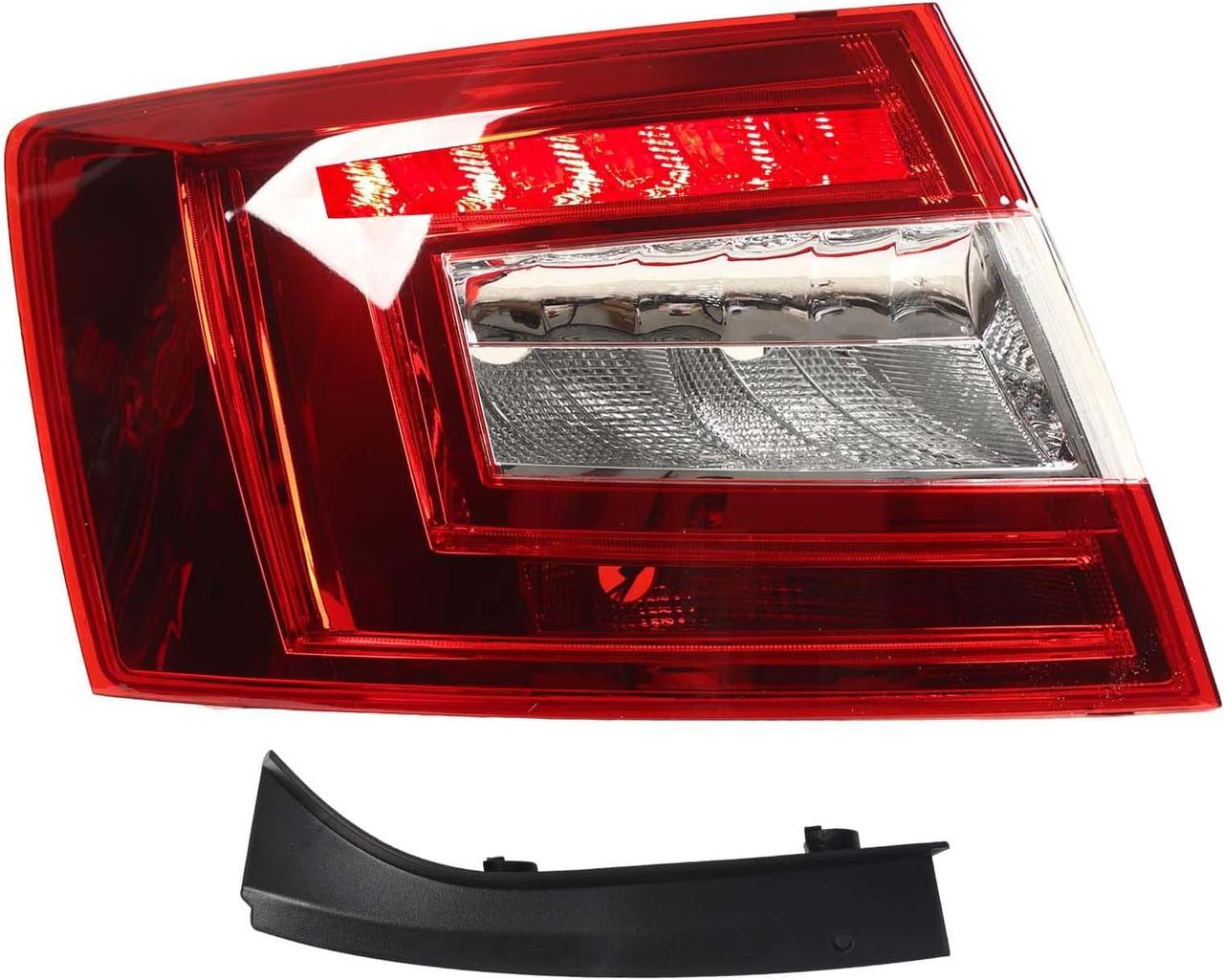 Ліхтар лівий Skoda Octavia A7 13-17 ліфтбек (TYC) LED 5E5945111A, фото 1