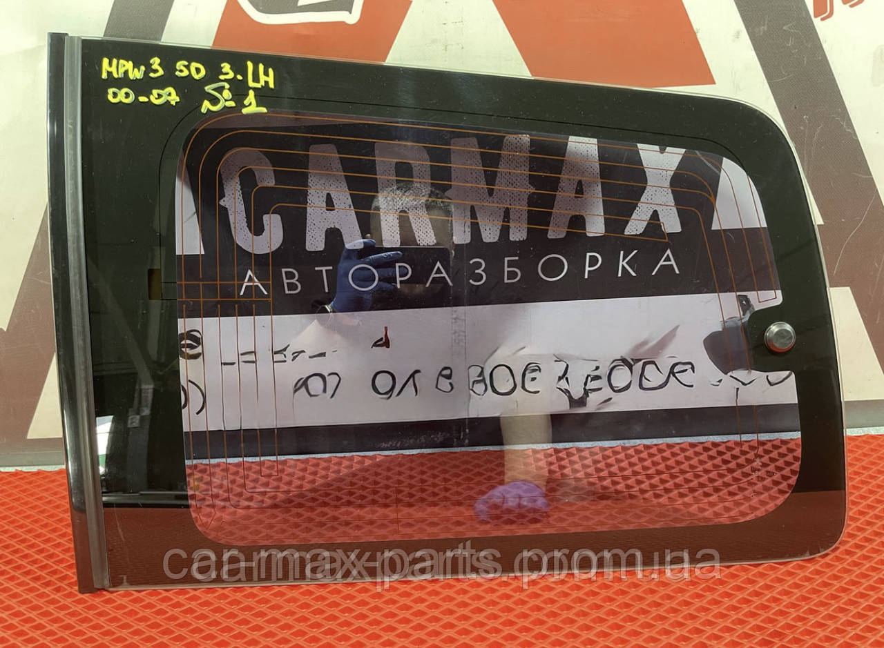 Скло багажника заднє Ліве Mitsubishi Pajero Wagon III 2000-2007, фото 1