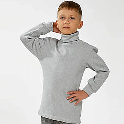 Сірий дитячий гольф-водолазка для хлопчика км "ОК" Розмір: 128-134 (33077-3)
