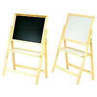 Двосторонній магнітний мольберт обертовий (на ніжках, полиця) Мася 050/12200050