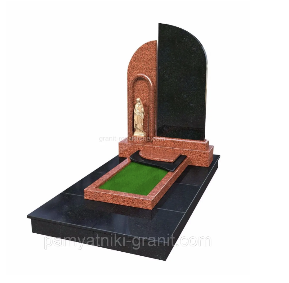 Пам'ятники одинарні (Зразки №274) пам'ятники з граніту одинарні памятники з граніту фото купити пам'ятник, фото 1