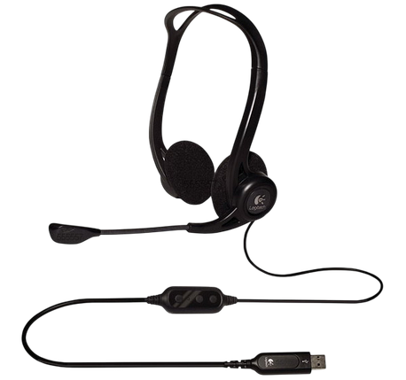 Гарнітура Logitech PC-960 Black (981-000100), фото 1