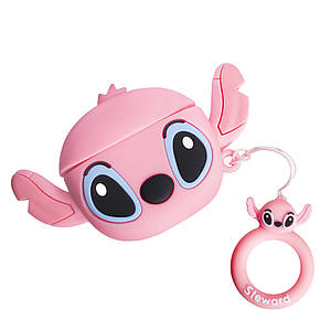 Чохол Fashion для AirPods 1 / 2 Stitch Pink