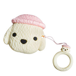 Чохол Fashion для AirPods 1 / 2 White Dog