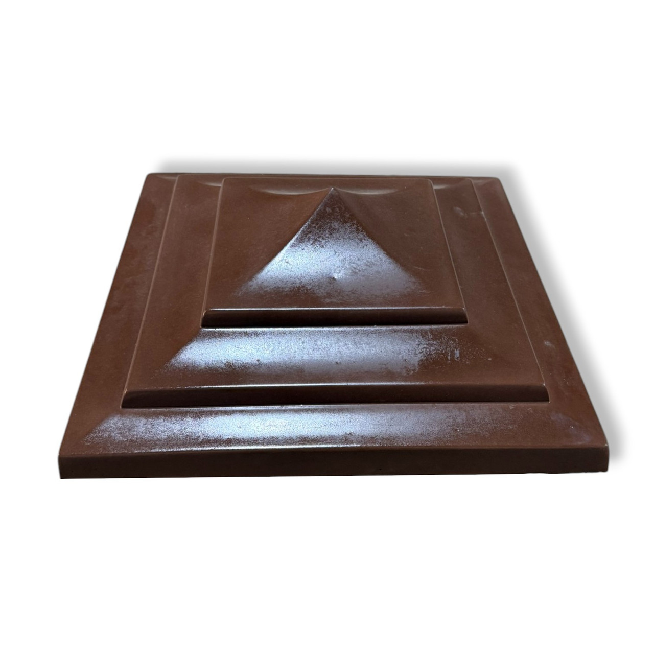 Дашок для паркану "Піка ступінчата" 400х400х125мм однокольоровий, фото 1