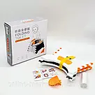 Портативний складний туалет для дітей, Білий оранж / Дорожній горщик для дітей / Складний горщик, фото 2