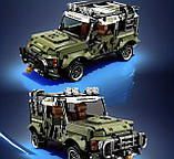 Конструктор Модель позашляховика,зелений, фото 7