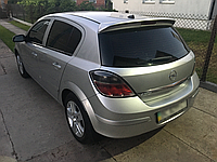 Спойлер Верхній на дах Opel Astra H hb 2004-2014 Задній спойлер Дефлектор на дах Опель Астра Ейч хетчбек