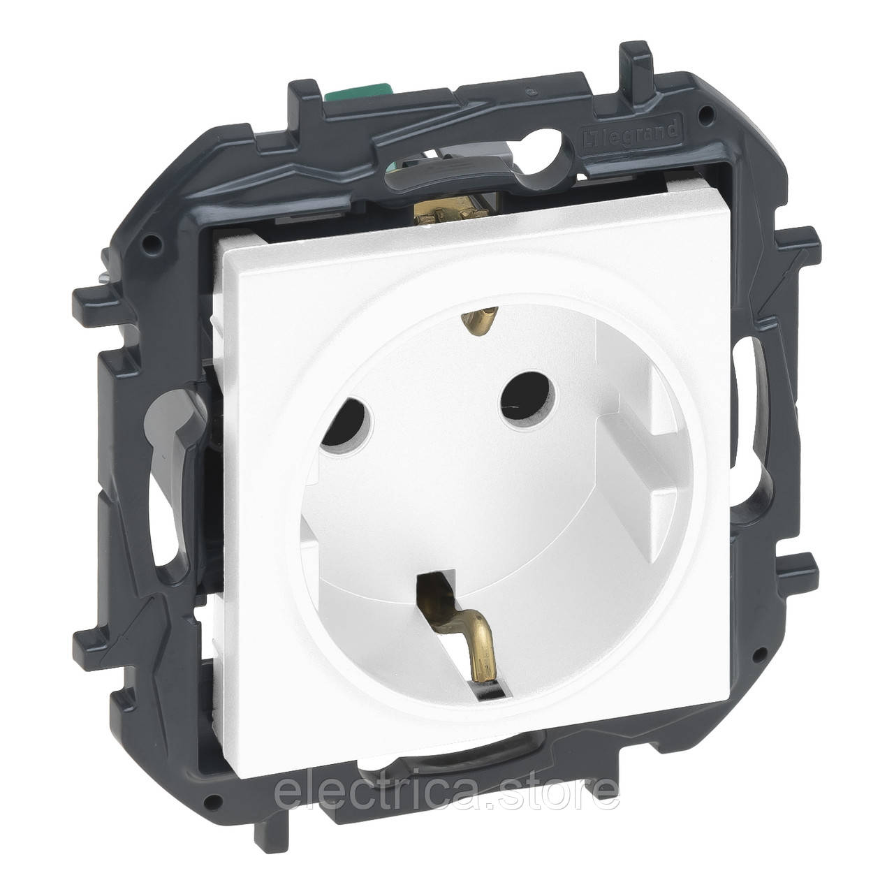 Розетка зі шторками біла NILOE STEP Legrand 863120B, фото 1