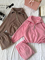 Теплий костюм жіночий кофта та штани Полар фліс 42-46 48-52 54-58
