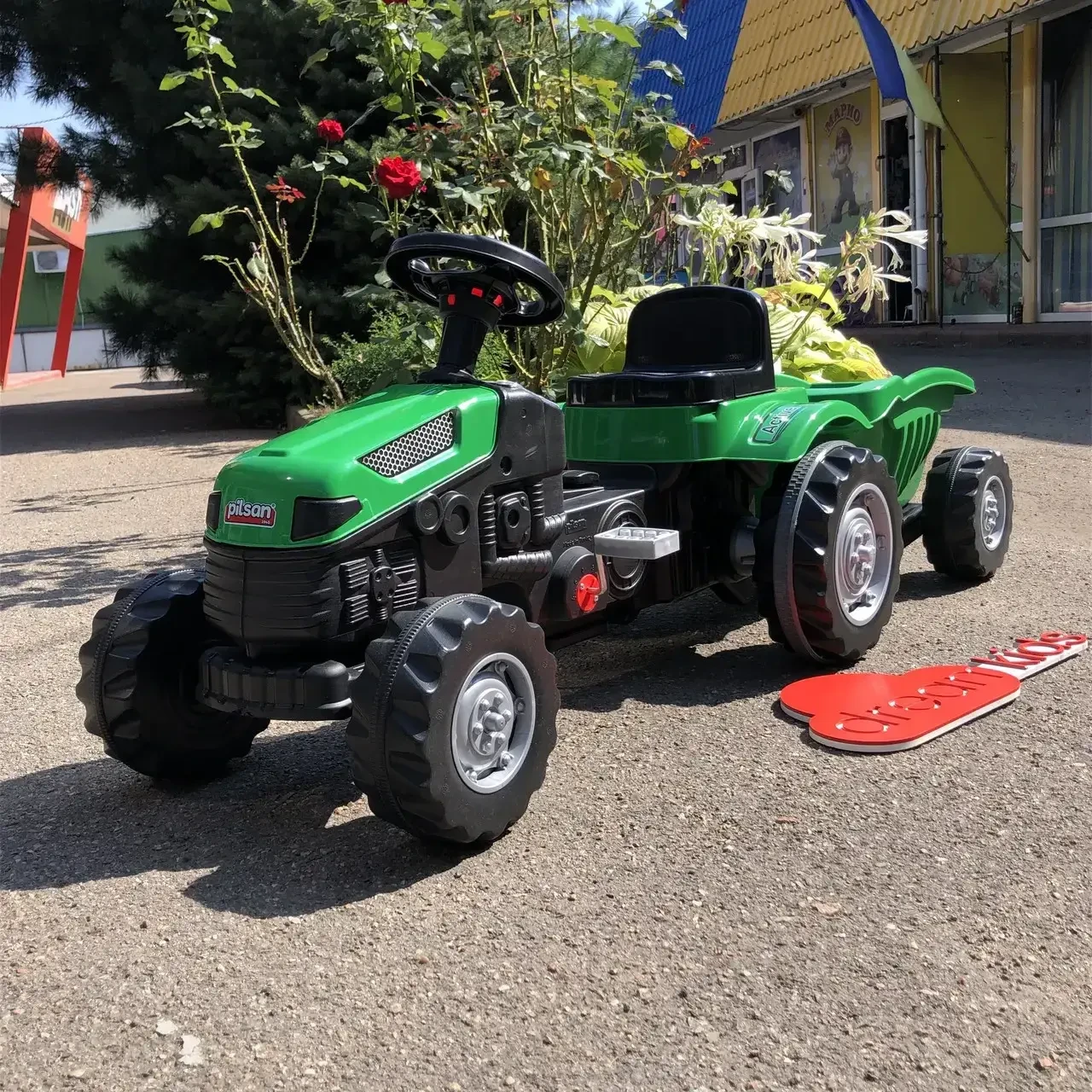 Трактор педальний з прицепом 07-316