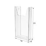 Кишені буклетниця EKOSTAR 1/3А4 верт на саморізи 30мм, фото 2