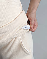 Піжама для вагітних зі штанами WAFFLE (ванільний), фото 8