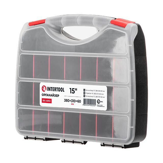 Органайзер 15" 380*310*60 мм INTERTOOL BX-4002, фото 1