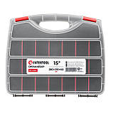 Органайзер 15" 380*310*60 мм INTERTOOL BX-4002, фото 3