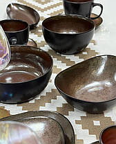 Салатник, миска керамічна овальна Копер 21.5 см арт. 101-0446, фото 4