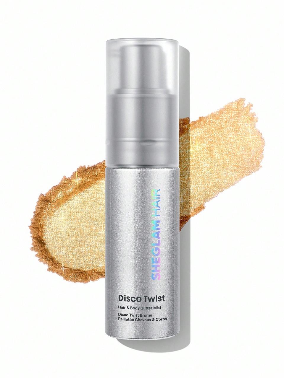 Міст спрей для волосся та тіла з блискітками Sheglam Disco Twist Hair & Body Glitter Mist Star Quality 10 г, фото 1