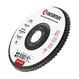 Диск шліфувальний пелюстковий 125*22 мм, зерно K36 INTERTOOL BT-0203, фото 3