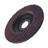 Диск шліфувальний пелюстковий 125*22 мм, зерно K36 INTERTOOL BT-0203, фото 4