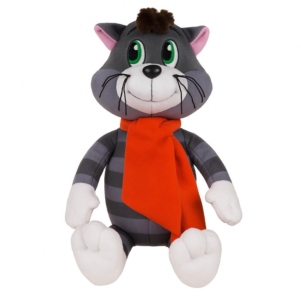 М'яка іграшка Кіт Матроскін 35 см з дротяним каркасом — плюшевий кіт з Простоквашино 00067-1, фото 1