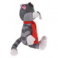 М'яка іграшка Кіт Матроскін 35 см з дротяним каркасом — плюшевий кіт з Простоквашино 00067-1, фото 2