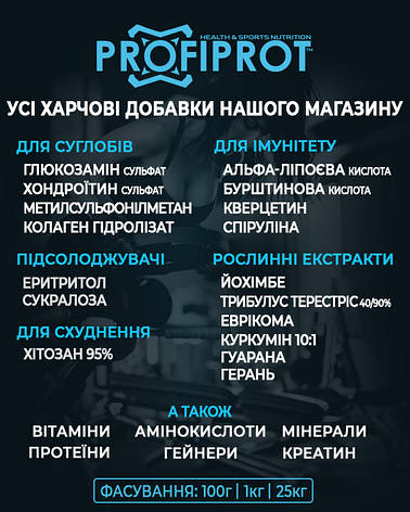 Соєвий протеїн PROFIPROT Iso Soy Protein 1 кг, фото 2