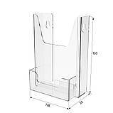 Кишені буклетниця EKOSTAR 108х150 з візитницею на саморізи, фото 2