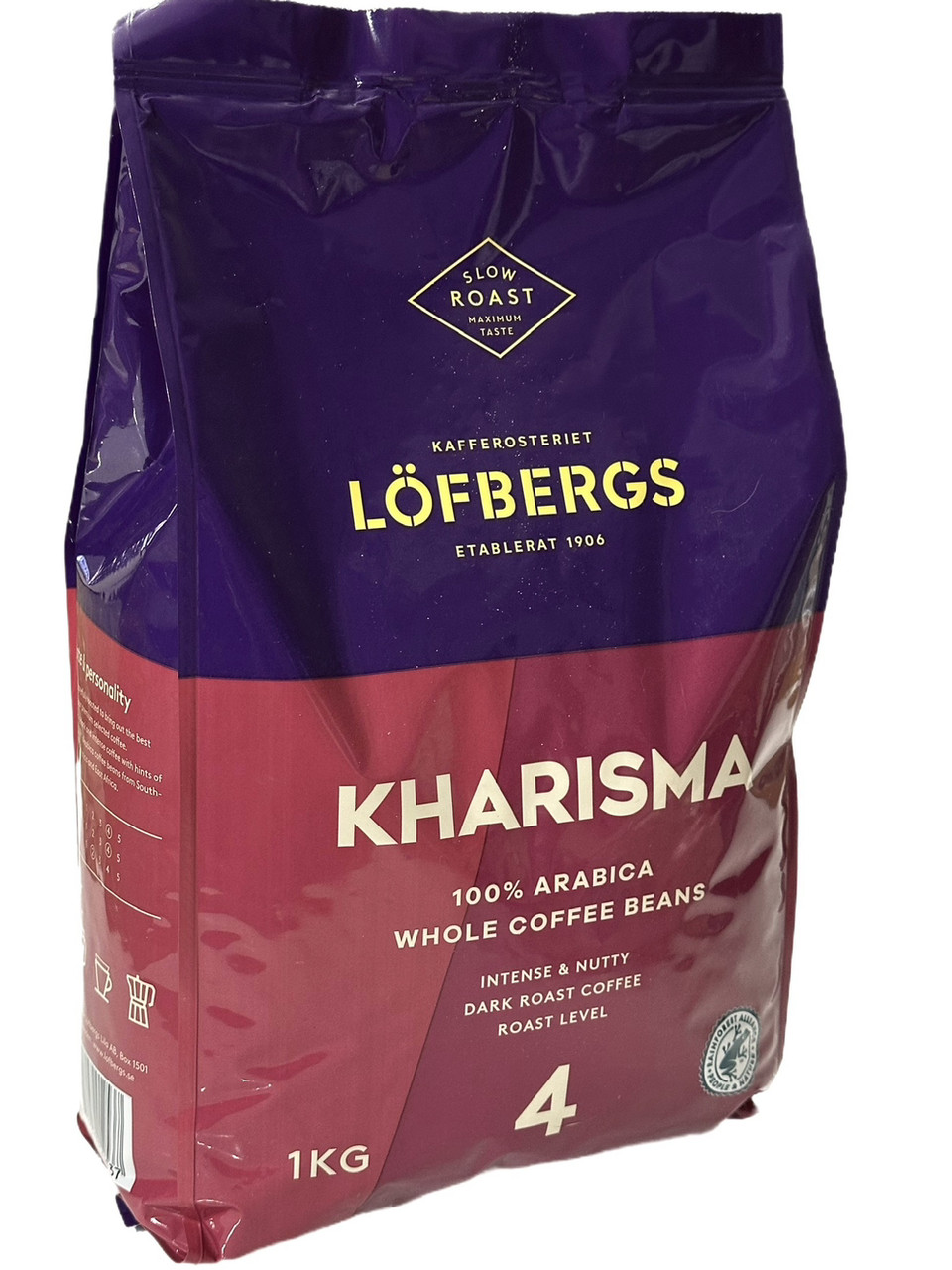 Кава в зернах  Lofbergs Kharisma 1 кг Швеція